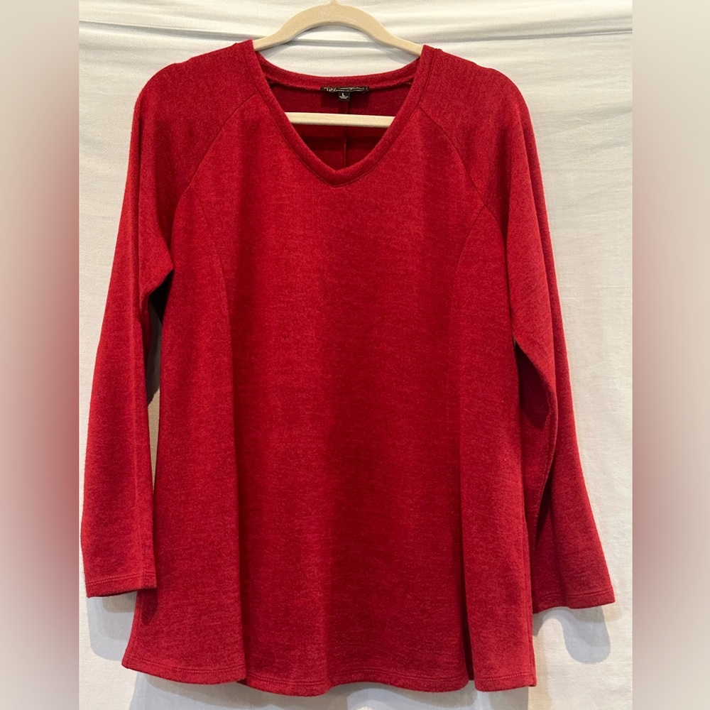NWOT - DG2 By Diane Gilman Knit Tunic - Size Large